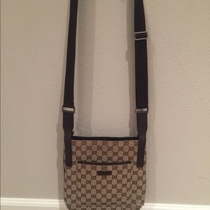 Gucci Guccissima Canvas GG Plus Messenger Bag